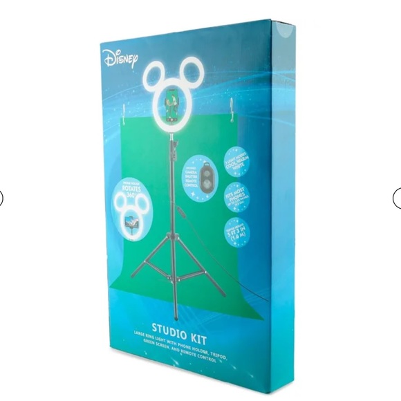 Disney Mickey Studio Photo and Video Creators Kit with LED Ring Light Kit, NIB - Picture 11 of 11